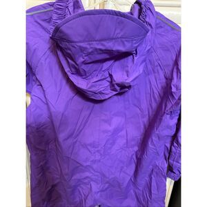 Splashy Girls Hooded Overall One Piece Rain and Mud Suits Purple Size 10yrs NWOT